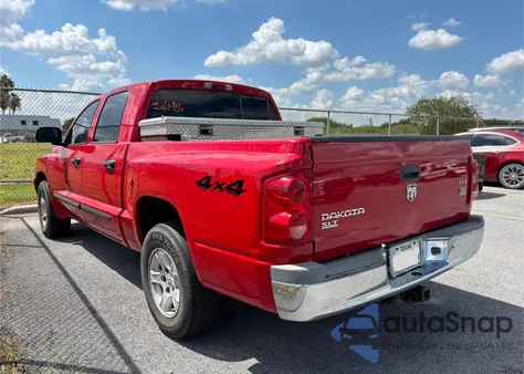 2006 Dodge Dakota Slt z USA, uszkodzony, nr VIN 1D7HW48N66S528766
